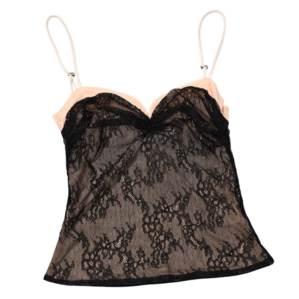 Fait Par Foutch Silvi Cami in Ebony Lace